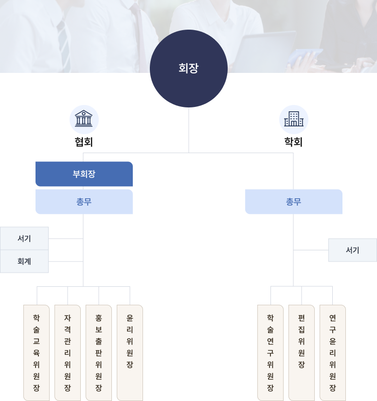 협회 조직도